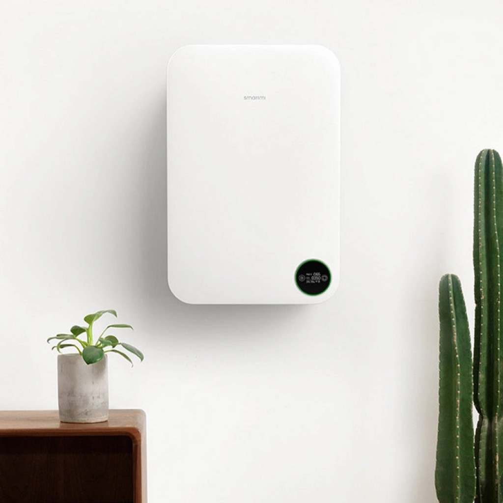 Приточный воздухоочиститель бризер Xiaomi SmartMi Fresh Air System Wall Mounted White (XFXT01ZM)