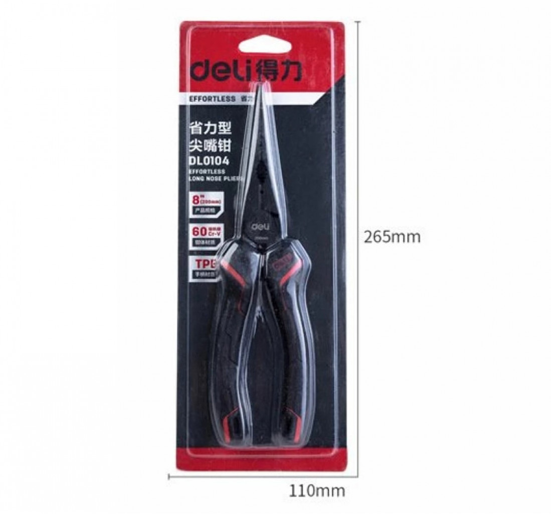 Плоскогубцы Xiaomi Deli Wire Cutters Black and red (DL0104)