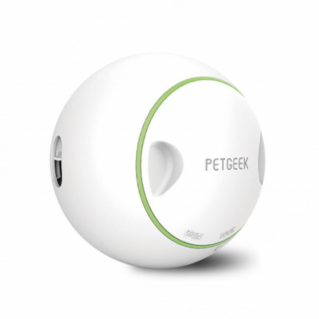 Игрушка для животных с утечкой корма Xiaomi Petgeek Automatic Ball White (K90759K)