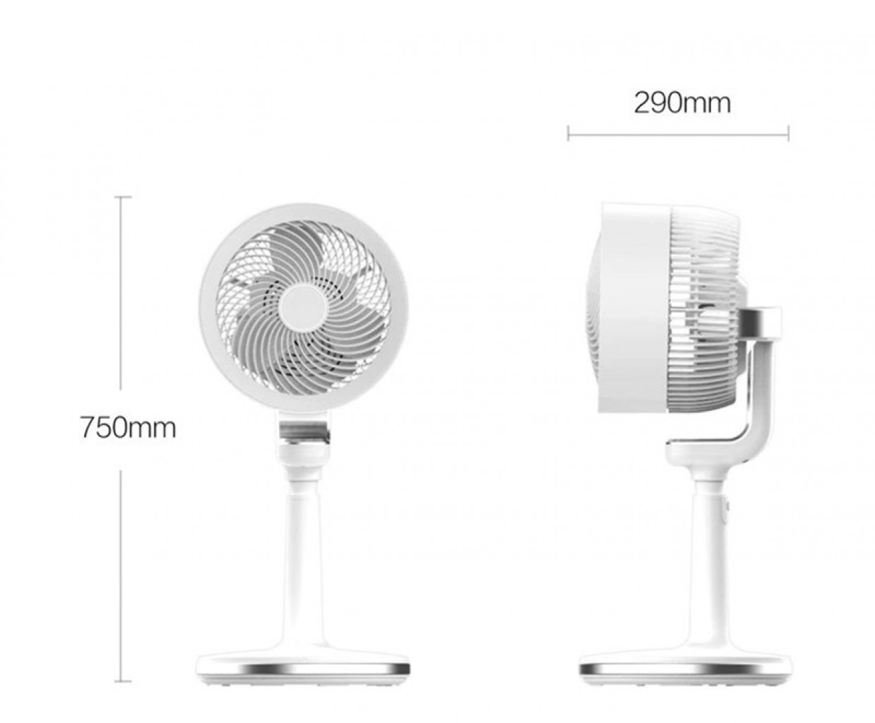 Напольный вентилятор Xiaomi Lexiu Large Vertical Fan White (SS2)