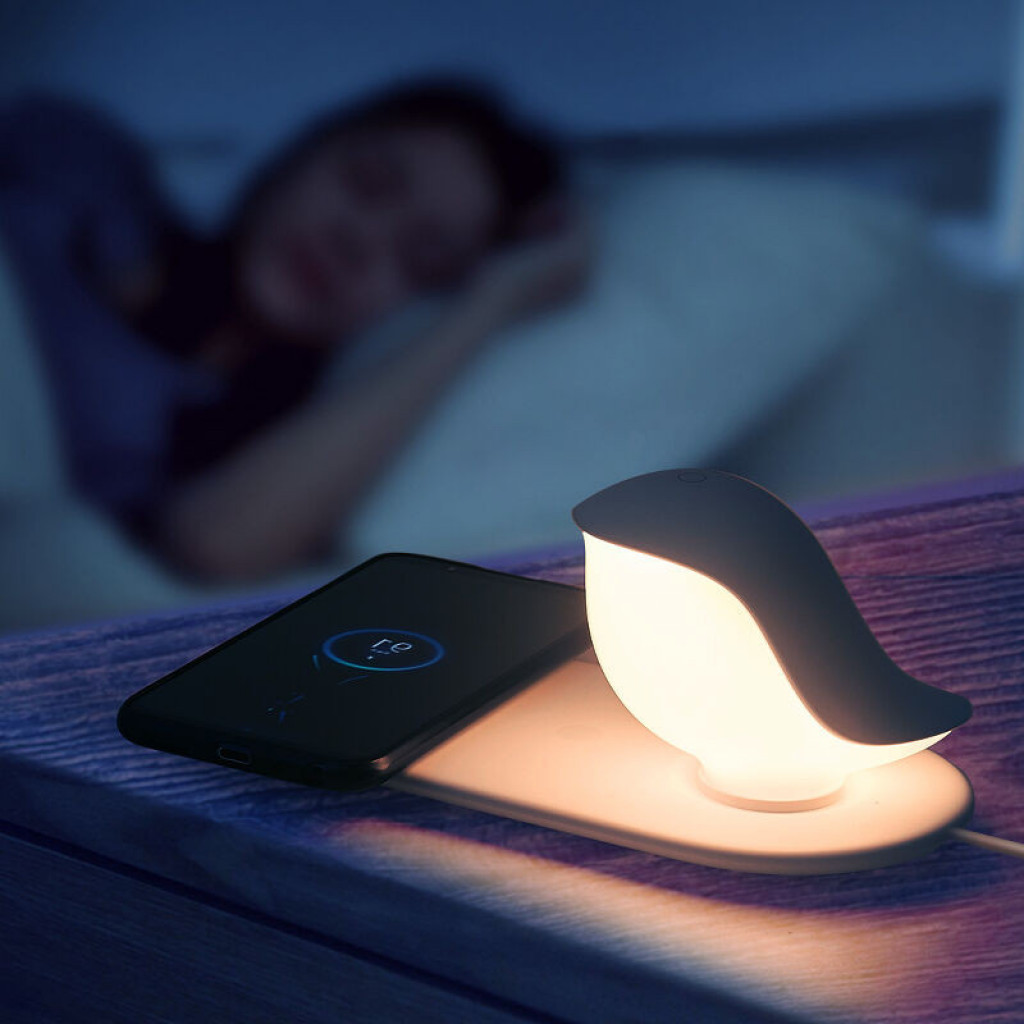 Беспроводное зарядное устройство + ночник Xiaomi Huizuo Night Light Wireless Charger White