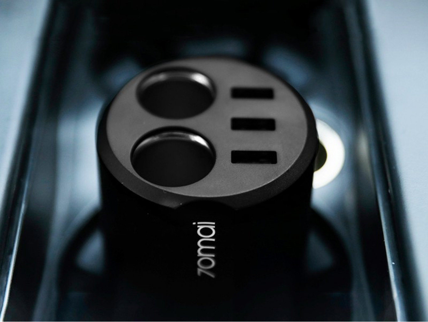 Автомобильный прикуриватель 3 in 1 70Mai Xiaomi Car Cigarette Lighter Black (CC04)