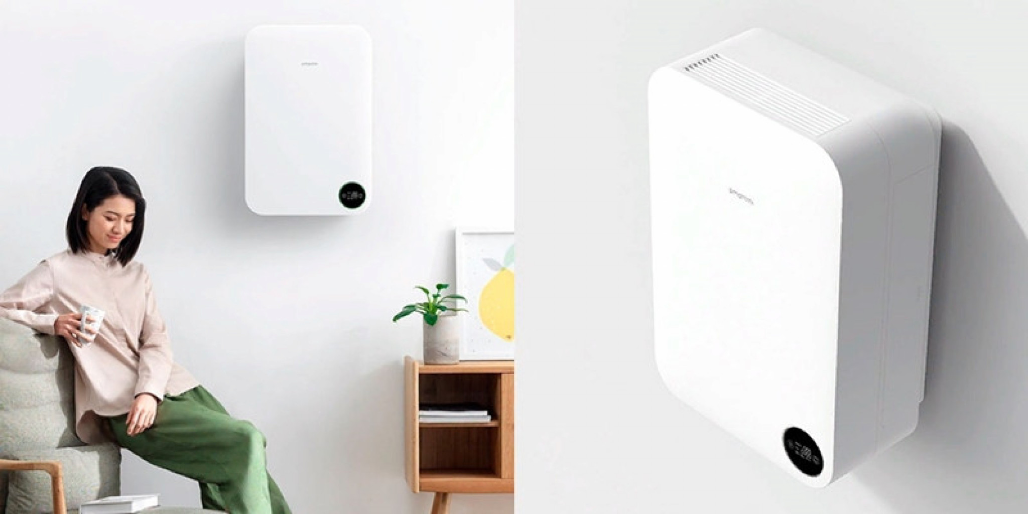 Приточный воздухоочиститель бризер Xiaomi SmartMi Fresh Air System Wall Mounted White (XFXT01ZM)