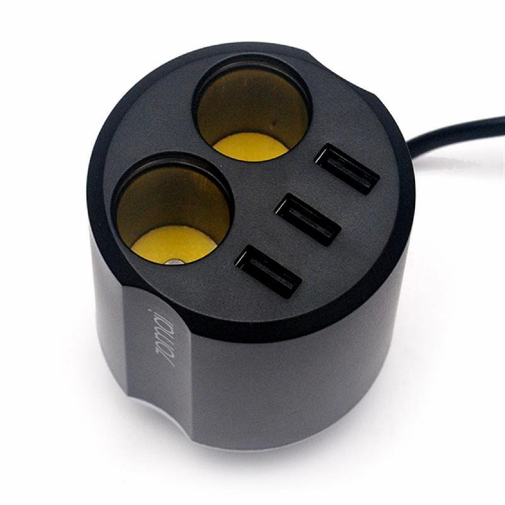 Автомобильный прикуриватель 3 in 1 70Mai Xiaomi Car Cigarette Lighter Black (CC04)