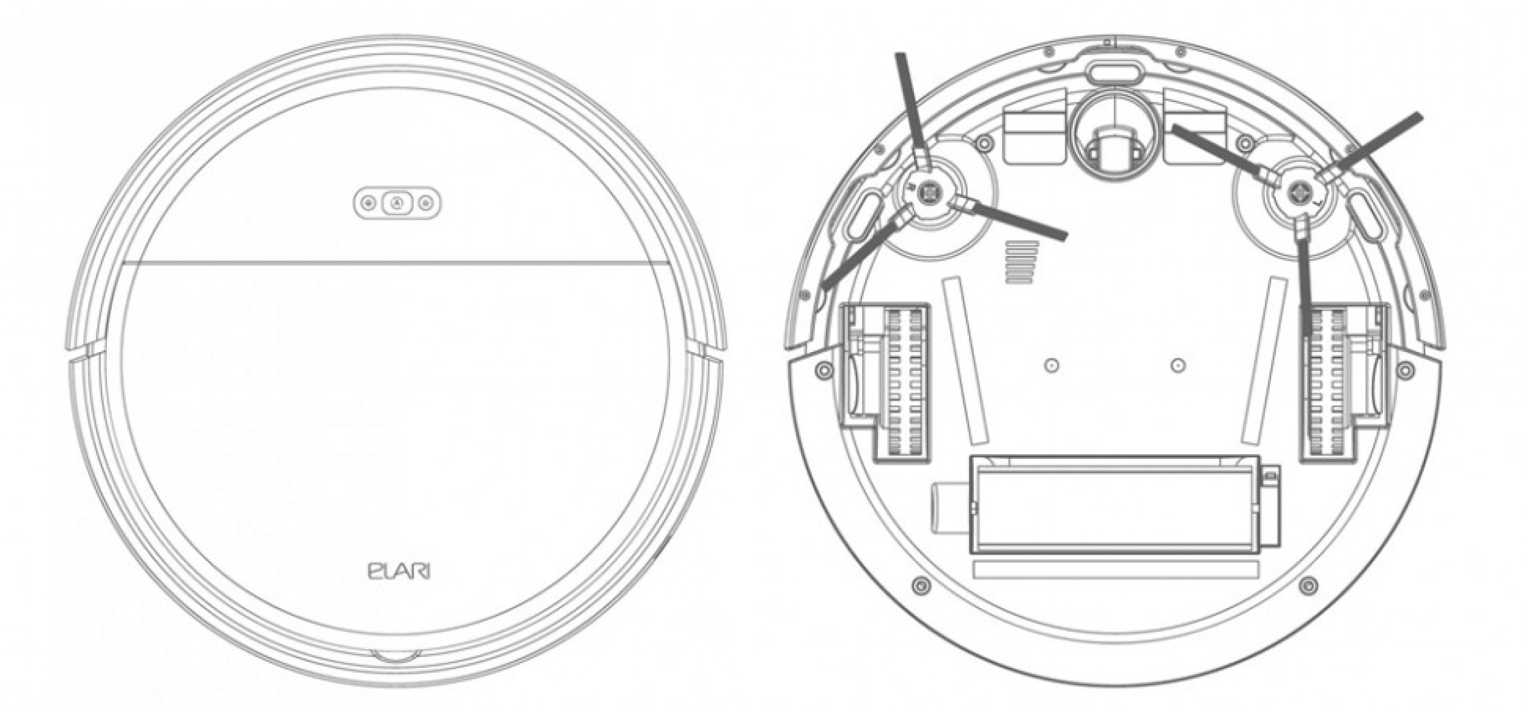Робот-пылесос Elari SmartBot Brush (SBT-001А)