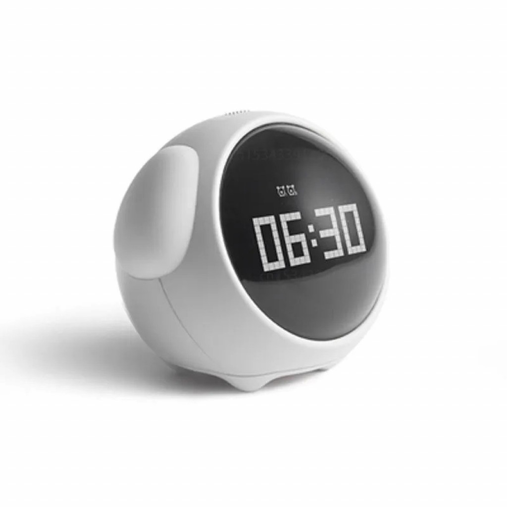 Умный будильник Xiaomi Cute Expression Alarm Clock, White