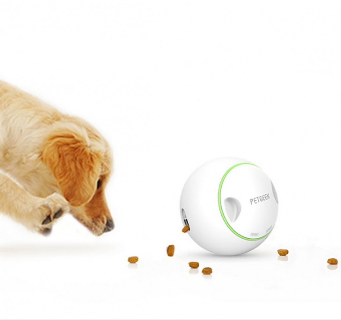 Игрушка для животных с утечкой корма Xiaomi Petgeek Automatic Ball White (K90759K)