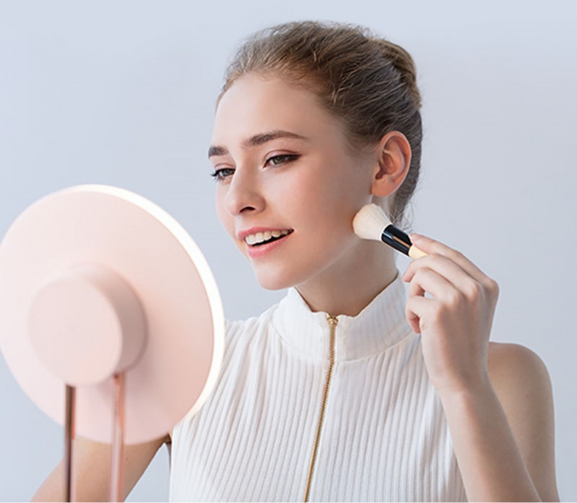 Зеркало для макияжа Xiaomi Fascinate Ballet Mirror Pink (RM273-DL)