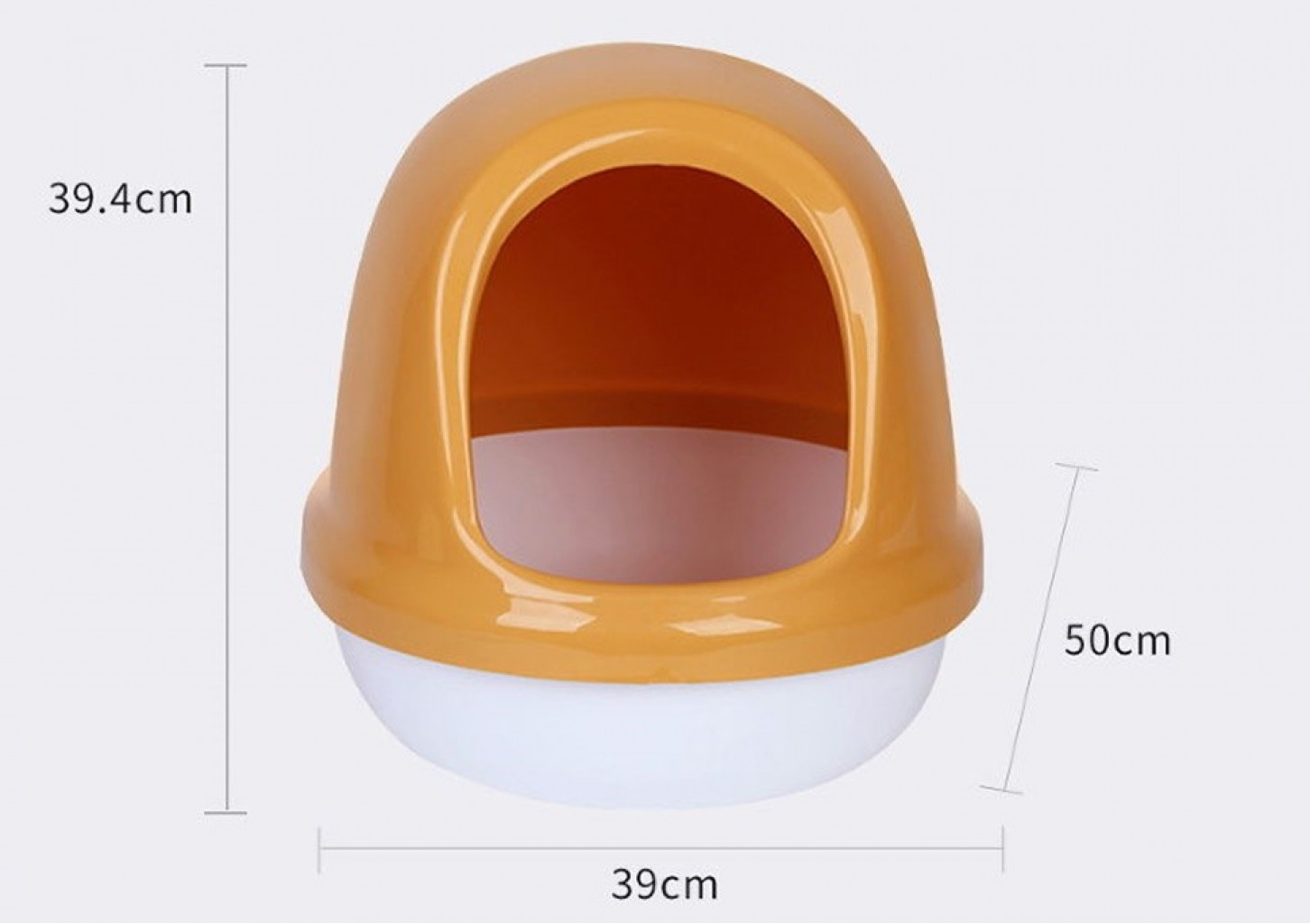 Лоток для кошек Xiaomi Iris Litter Box Orange (PNE-500-F)