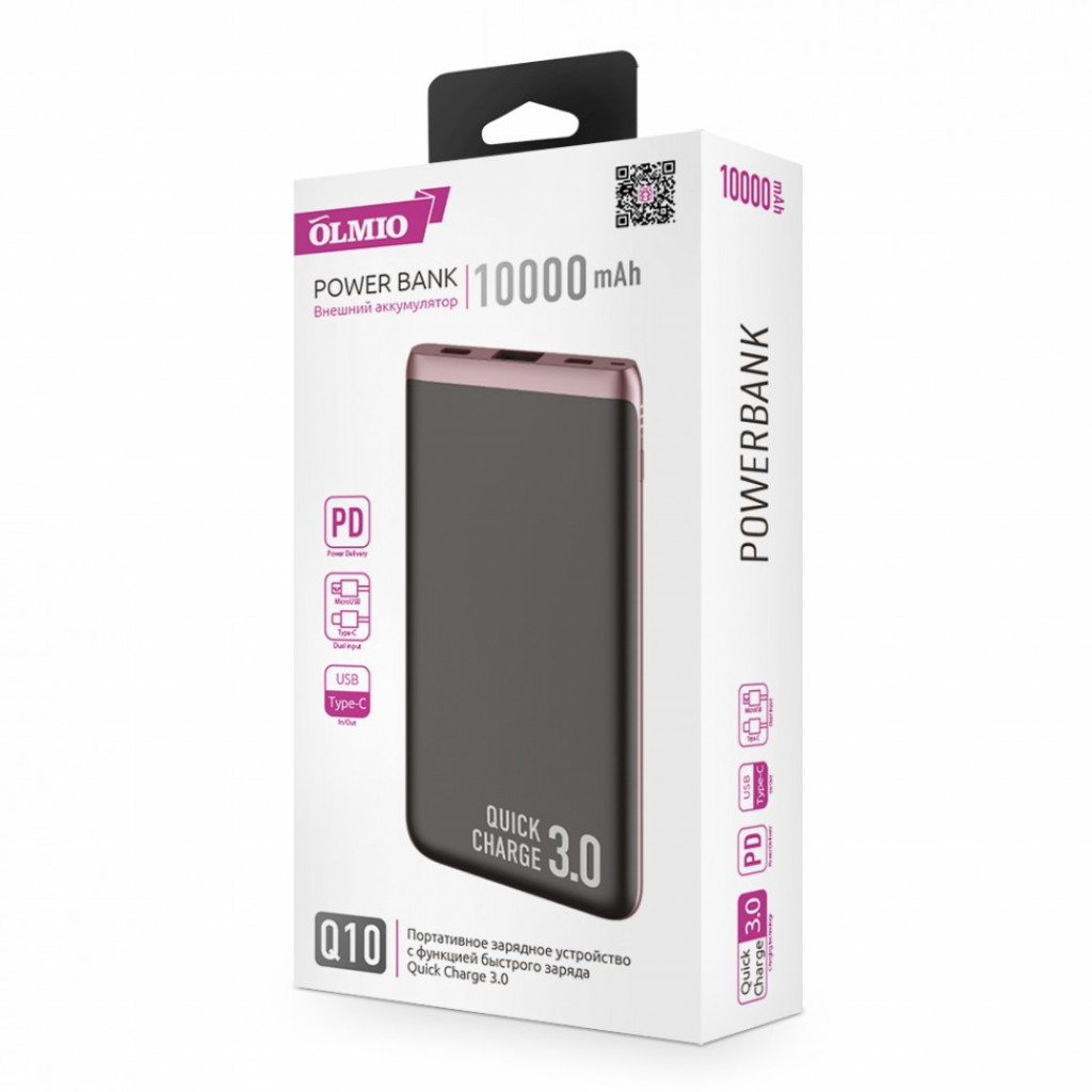 Внешний аккумулятор Partner Q10 10000mAh