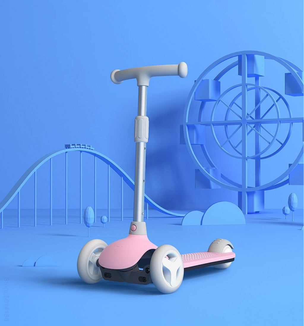 Детский самокат Xiaomi Rice Rabbit Scooter, Blue (HBC01YM)