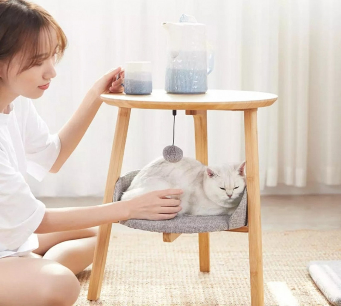 Домик для кошек Xiaomi Mini Monstar House Double Layer Side Cat Nest Gray (XS26-5002)