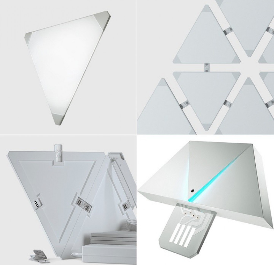 Световая панель Xiaomi Nanoleaf Noble Led Smart Plate 4PK Multicoloured