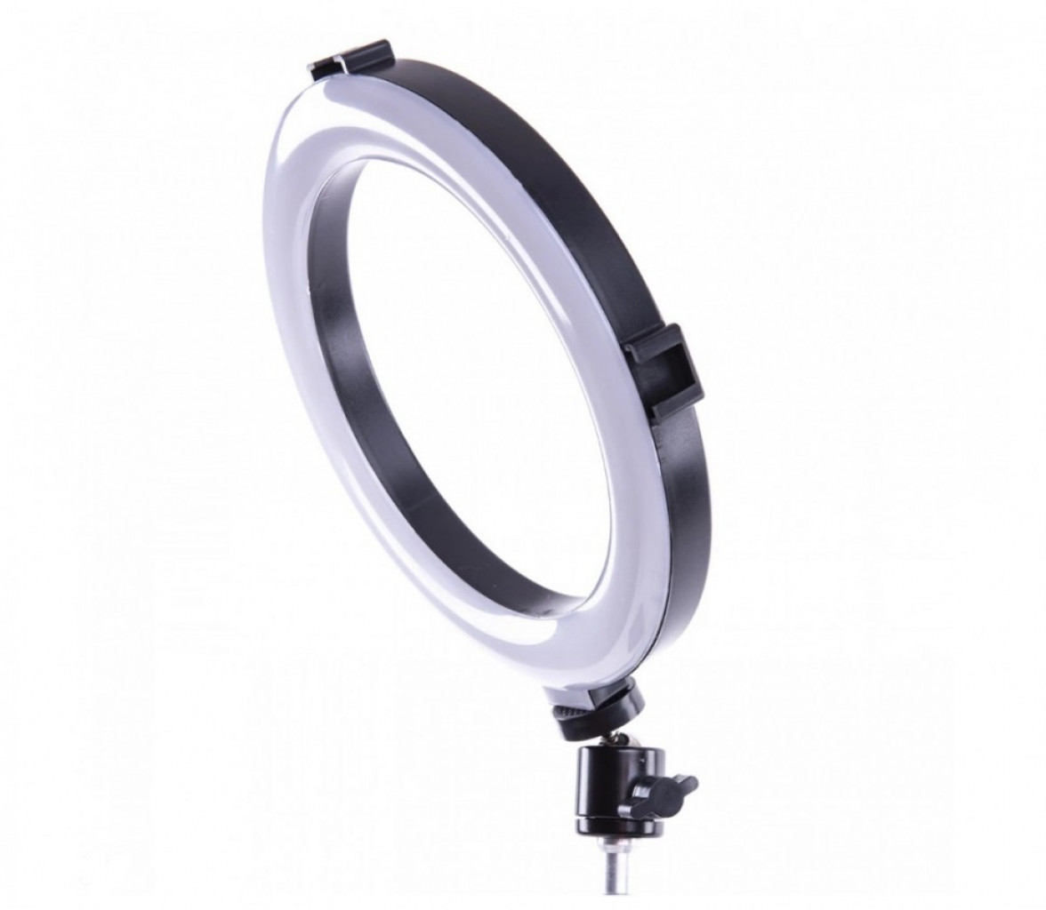 Кольцевая лампа Ring Light LED 20 см с настольным штативом Black