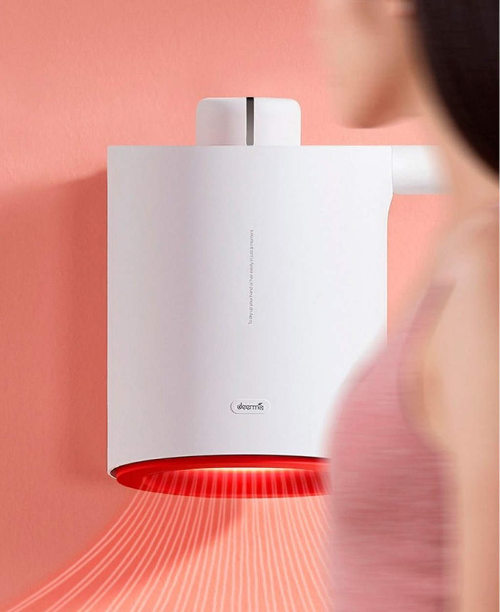 Фен с сушилкой для рук Xiaomi Deerma Multifunctional Hand Dryer (DEM-GS100)