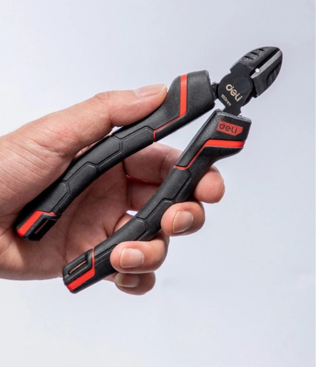 Кусачки Xiaomi Deli Nose Pliers Black and red