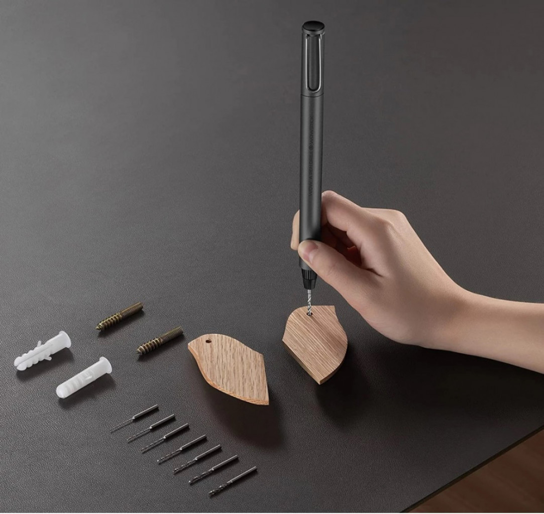 Портативная электрическая мини-дрель Xiaomi Wowstick Lithium Mini Drill Pen Dark and gray (CP0051)