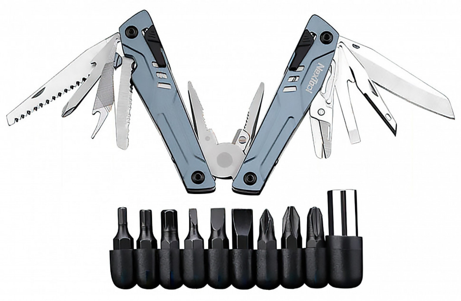 Многофункциональный мультитул 14 в 1 Xiaomi NexTool Sailor Pro Multi-Function Tools Silver (NE20102)