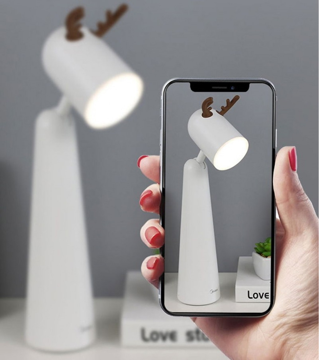 Настольная лампа Xiaomi Midea Cute Pet Cartoon Table Lamp White