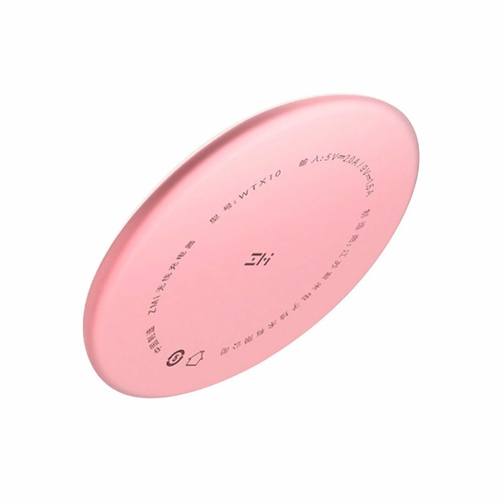 Беспроводное зарядное устройство Xiaomi ZMI Wireless Charger, Pink (WTX10)