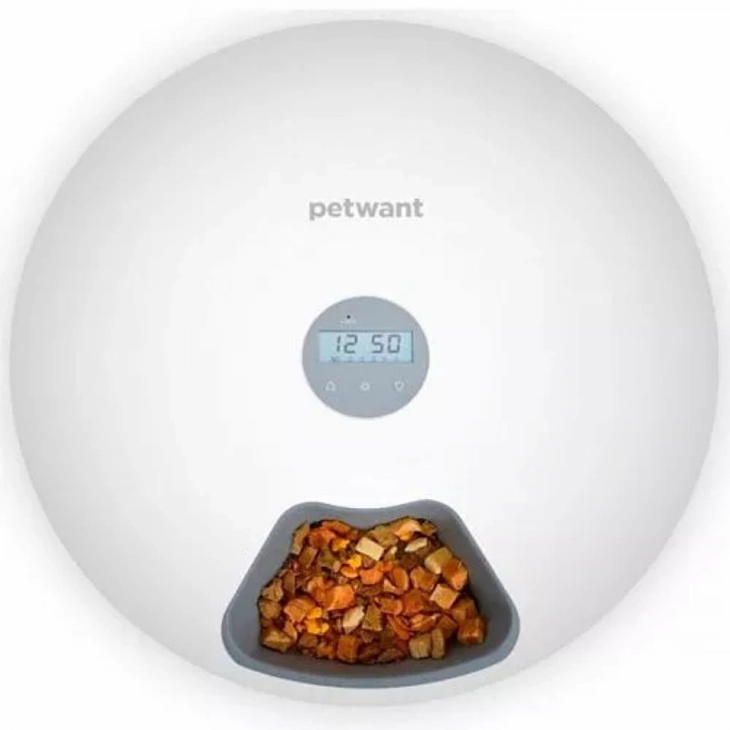 Умная кормушка для животных Xiaomi Petwant F6 Smart Pet Feeder 6-Meal White