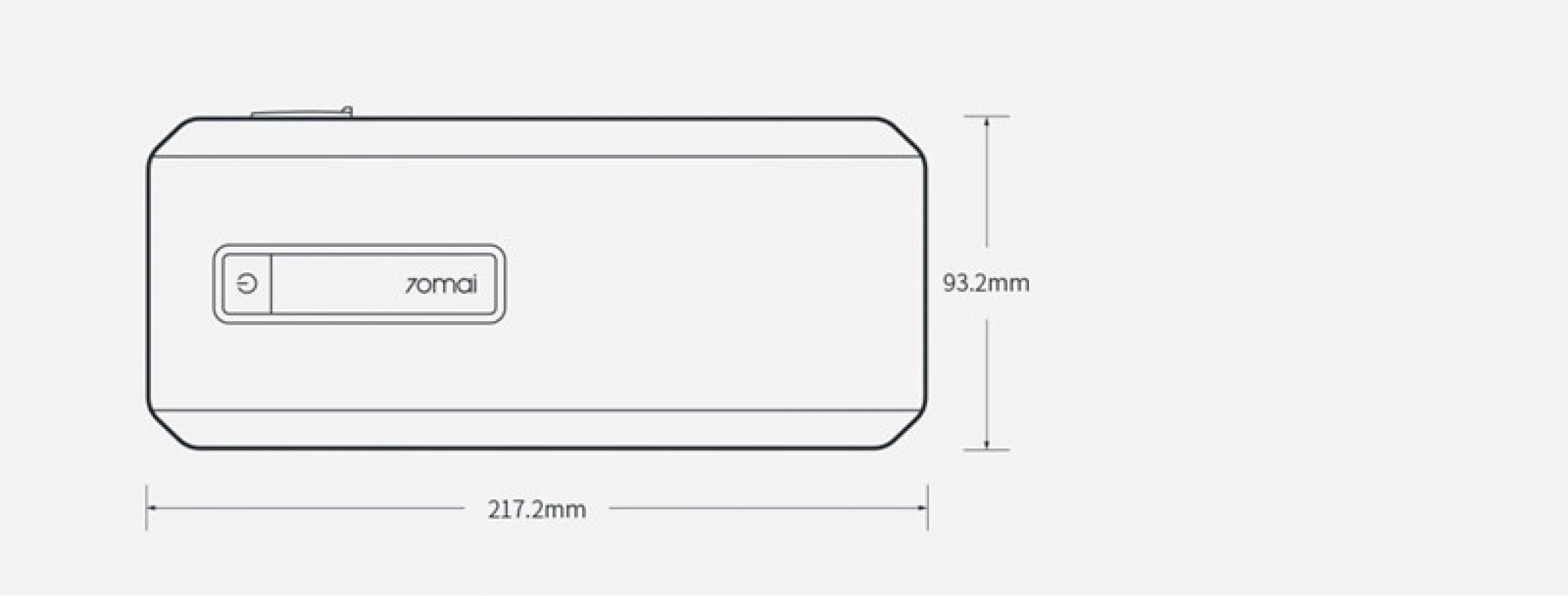 Пуско-зарядное устройство Xiaomi 70Mai Jump Starter Max Black (PS06)