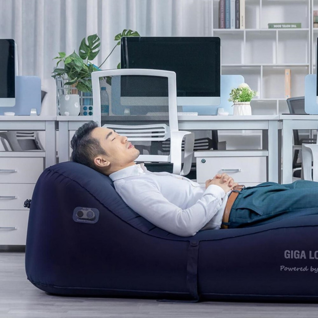 Автоматическая надувная кровать Xiaomi Inflatable Leisure Bed GS1, Dark blue