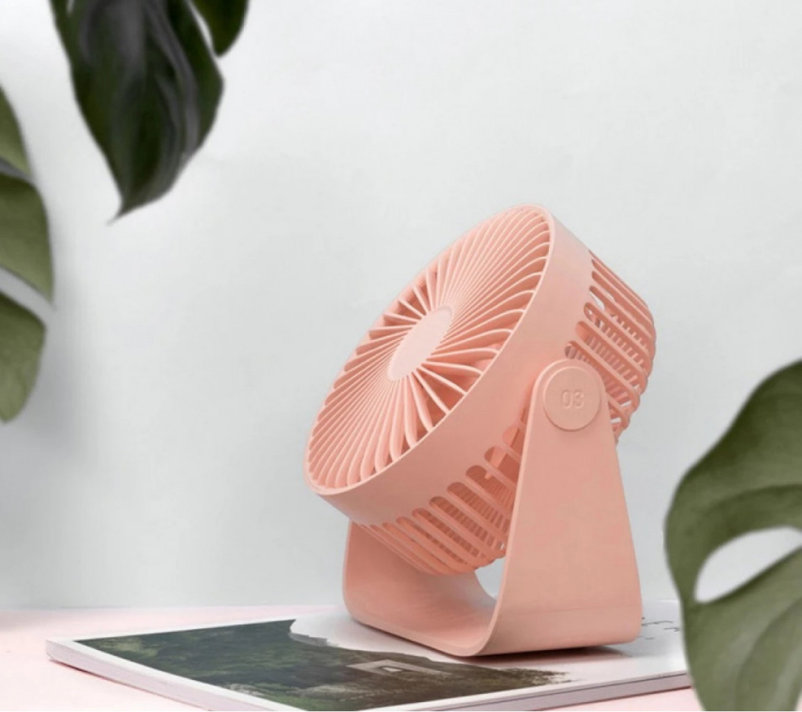 Портативный вентилятор Xiaomi Sothing Mini Fan Portable Pink (GF03)