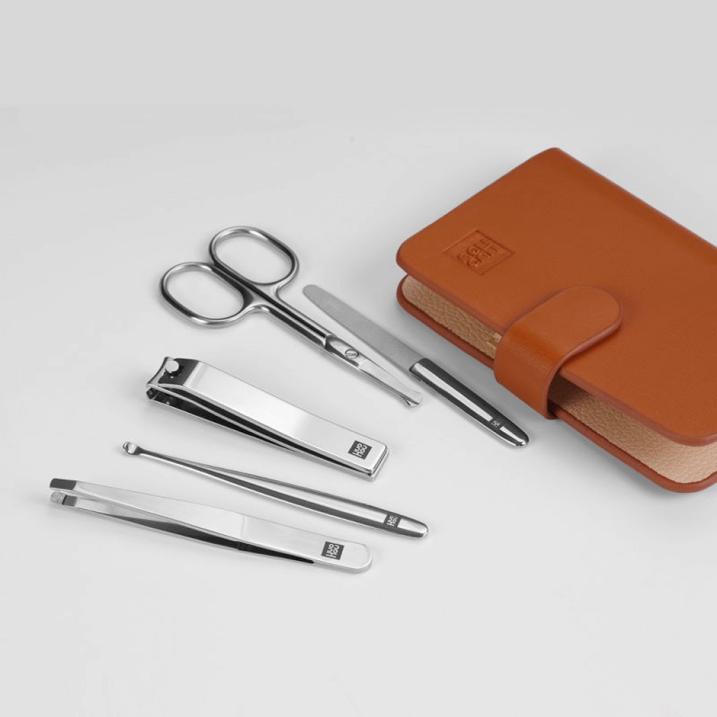 Маникюрный набор Xiaomi Huo Hou Nail Clippers Set Brown (HU0061)