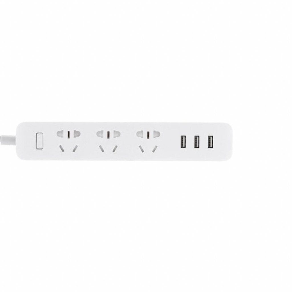 Удлинитель Xiaomi Mi Power Strip 3 Socket + 3 USB White (XMCXB01QM)