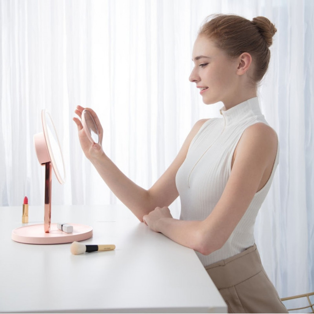 Зеркало для макияжа Xiaomi Fascinate Ballet Mirror Pink (RM273-DL)