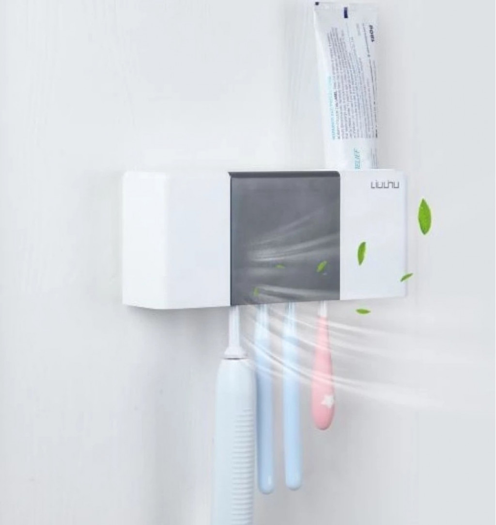 УФ Стерилизатор для зубных щеток Xiaomi Liulinu Sterilization Toothbrush Holder White (LSZWD01W)