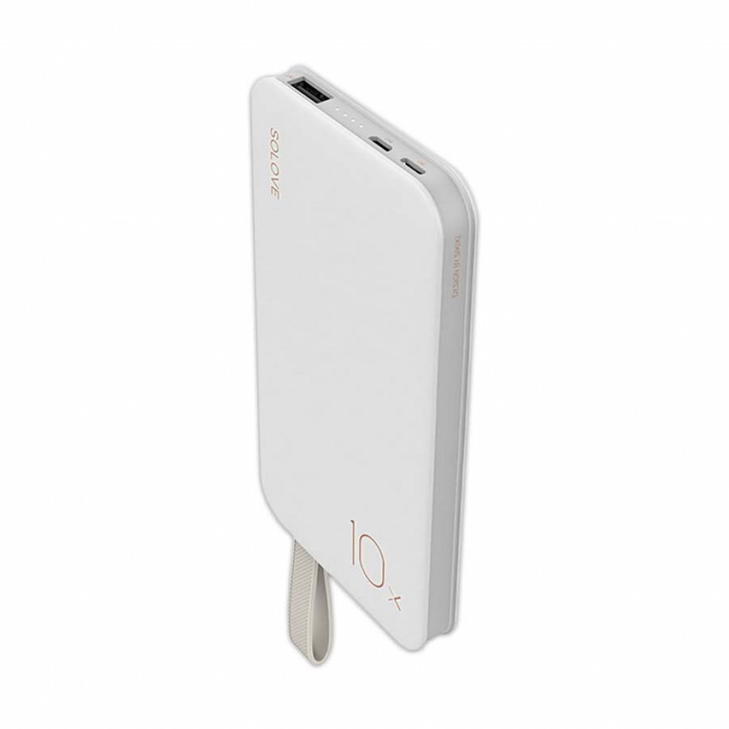 Внешний аккумулятор Xiaomi Solove Power Bank X8 10000 mAh, White (X8Wh)