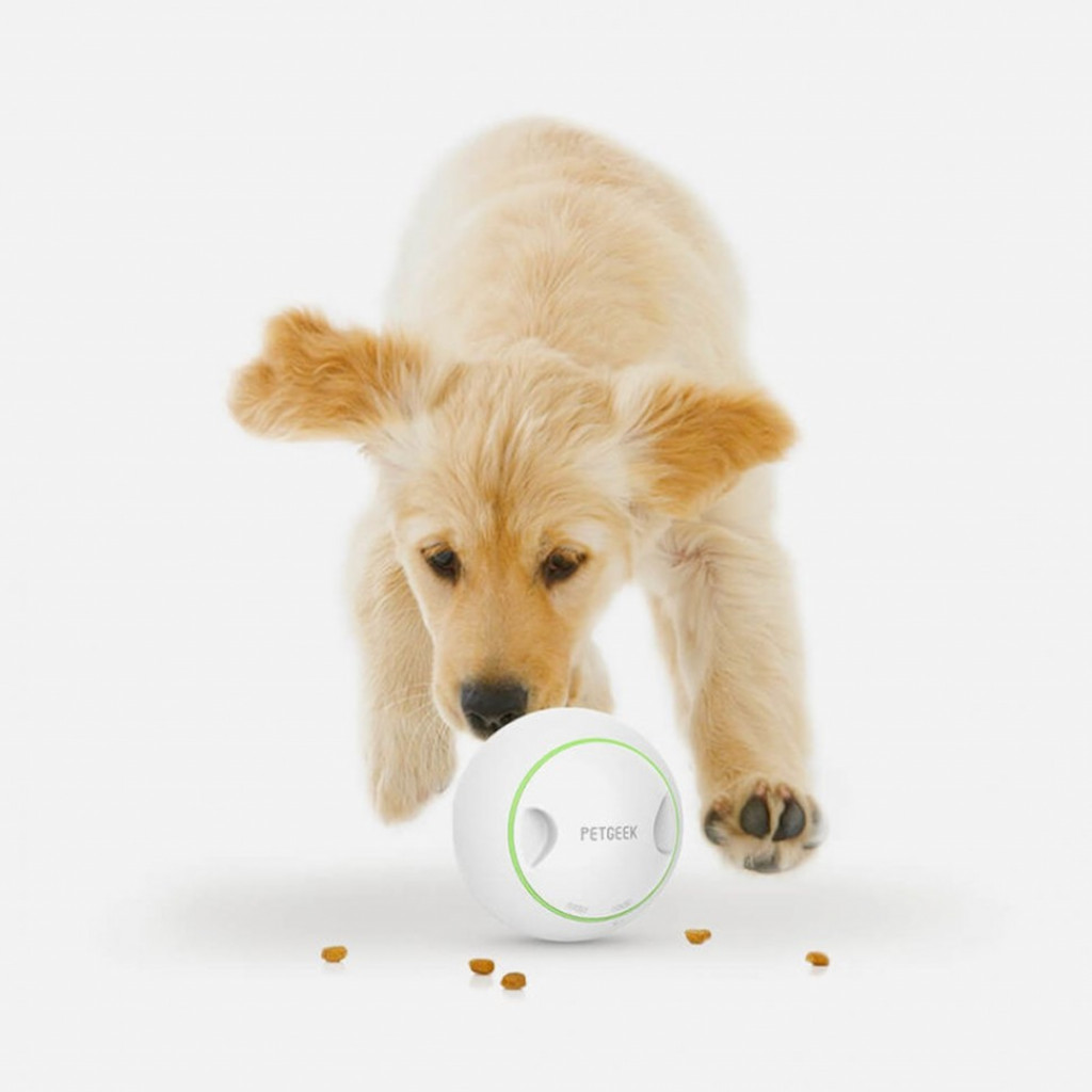 Игрушка для животных с утечкой корма Xiaomi Petgeek Automatic Ball White (K90759K)