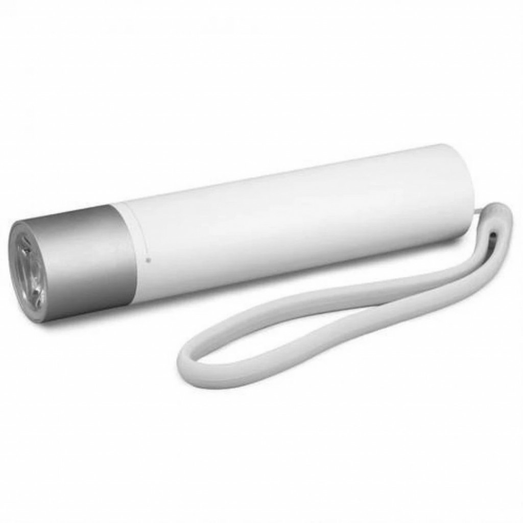 Портативный фонарик Xiaomi Portable Electric Torch с поддержкой Powerbank White (LPB01ZM)