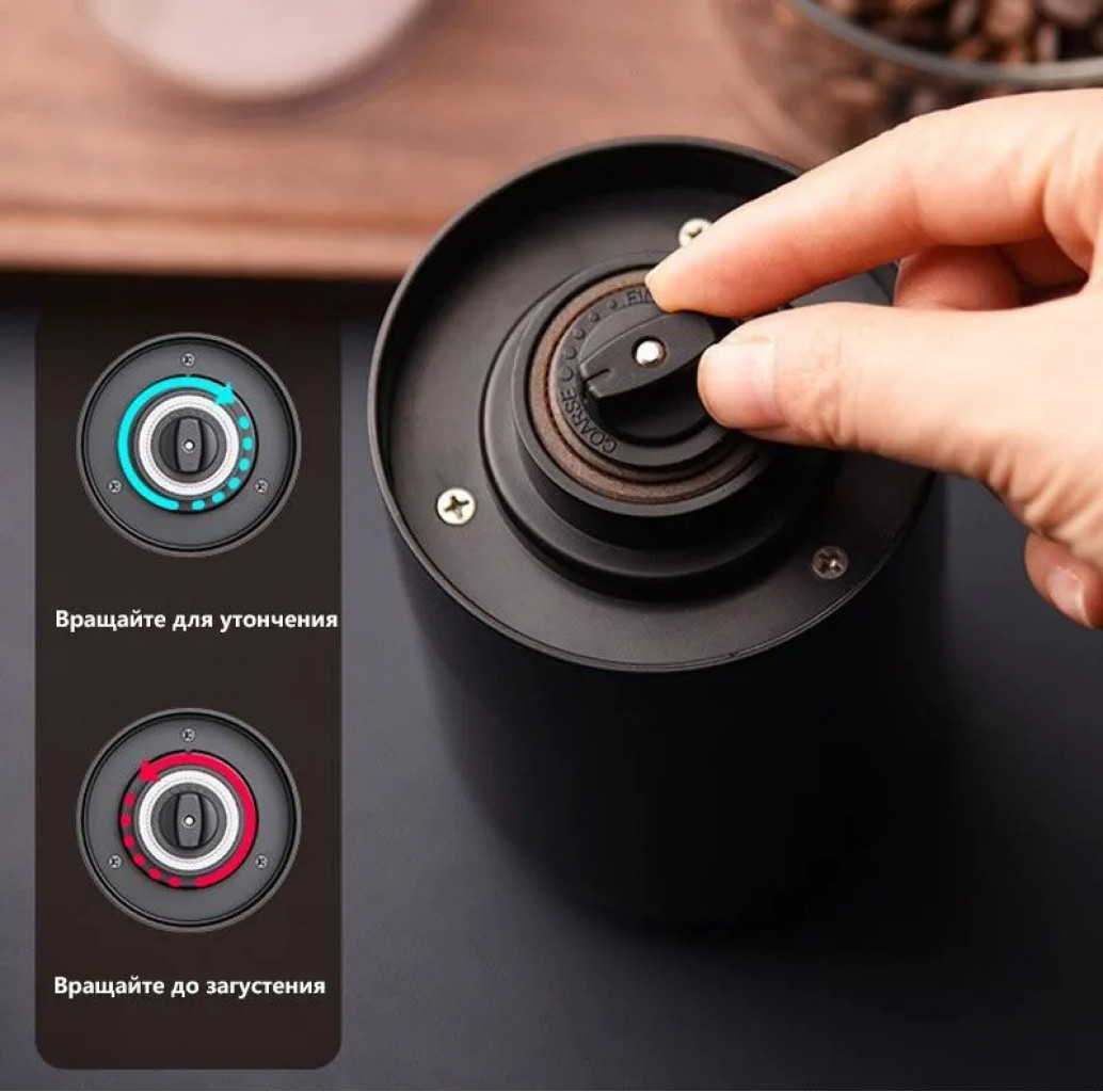 Электрическая кофемолка Xiaomi Circle Joy Electric Coffee Grinder Black (KMDJ-2A)