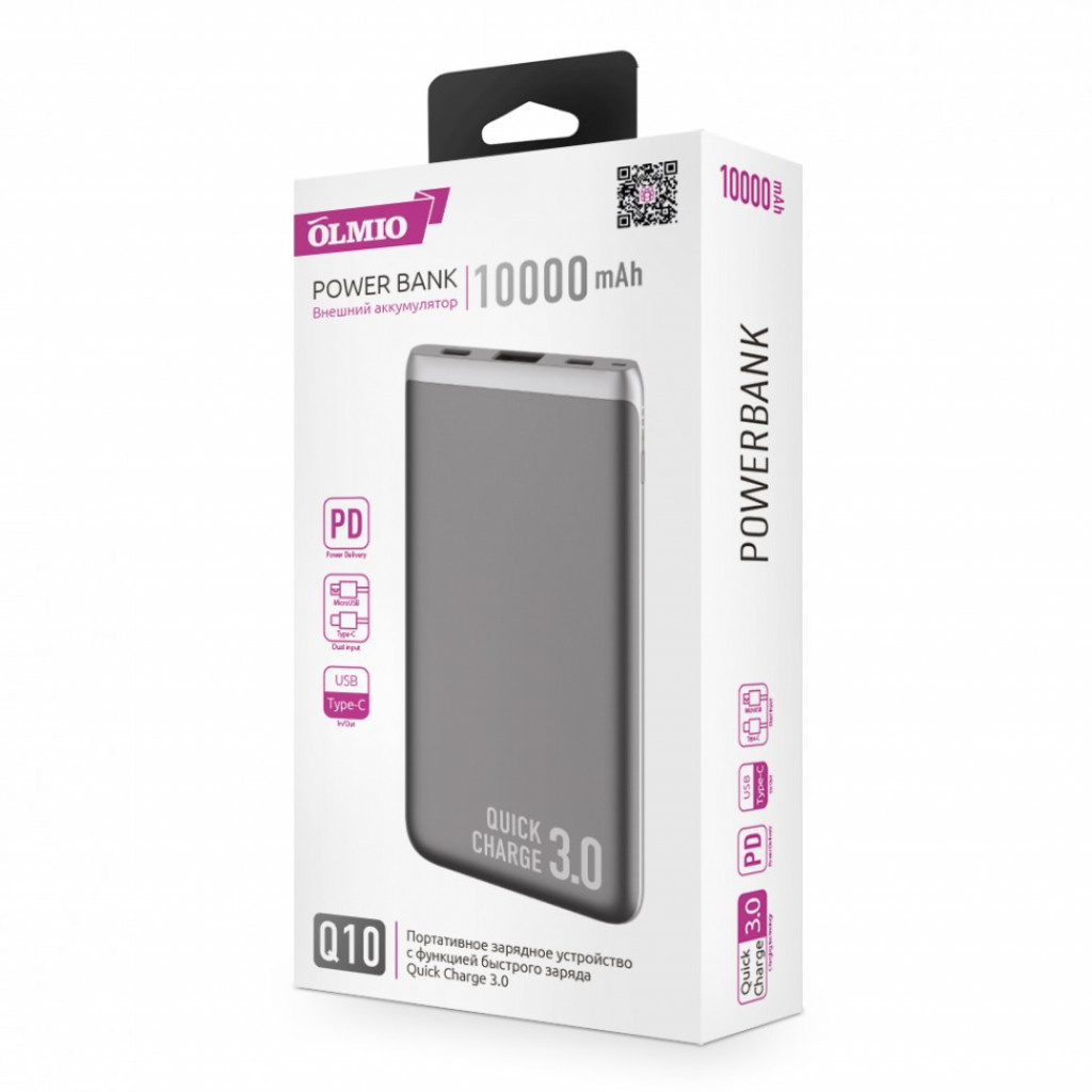 Внешний аккумулятор Partner Q10 10000mAh