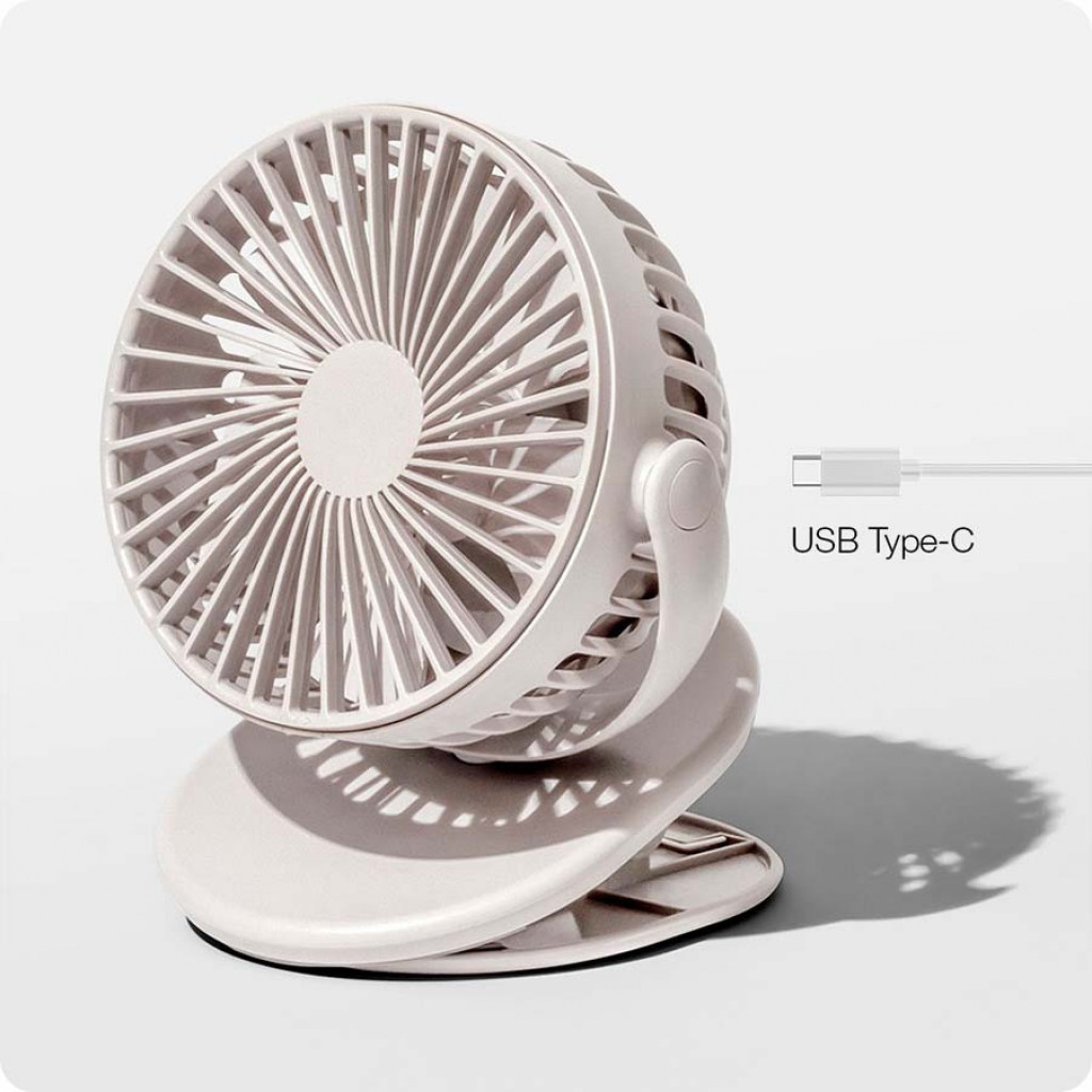 Настольный вентилятор на клипсе Xiaomi (Mi) Solove Clip Electric Fan 3 Speed, Pink (F3 Pink)