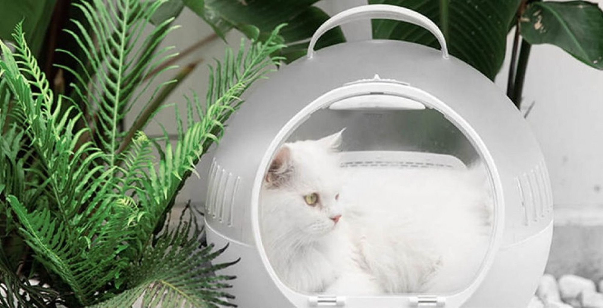 Переноска для кошек Xiaomi Furrytail Tail Life Cat's Moving Castle Cat Bag White