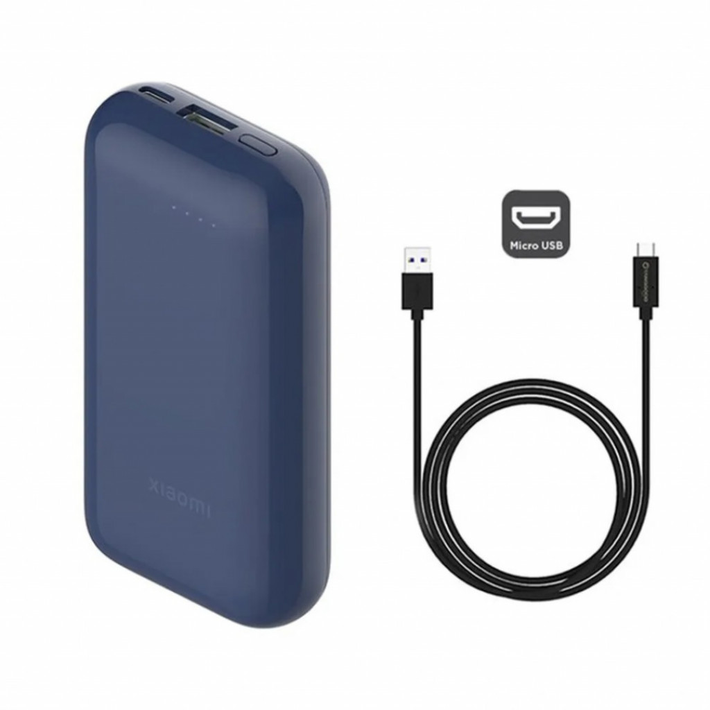 Внешний аккумулятор Xiaomi 33W Power Bank 10000 mAh Pocket Edition Pro Blue (PB1030ZM)