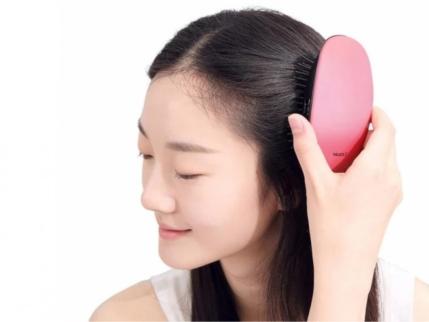 Виброрасческа Xiaomi Yueli Comb Pink (HIC-206)