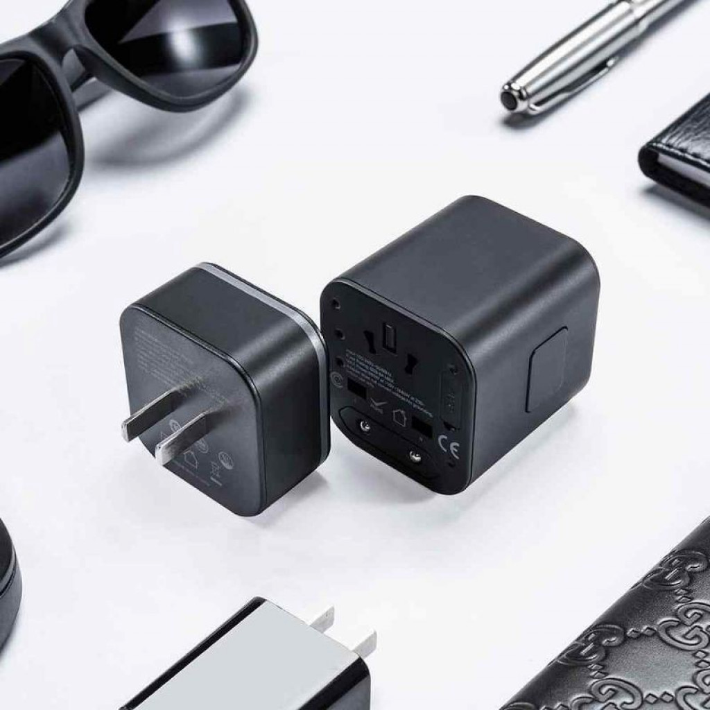 Конверсионная вилка Xiaomi 90Fun Multifunction Conversion Plug Black (RM-302PD)