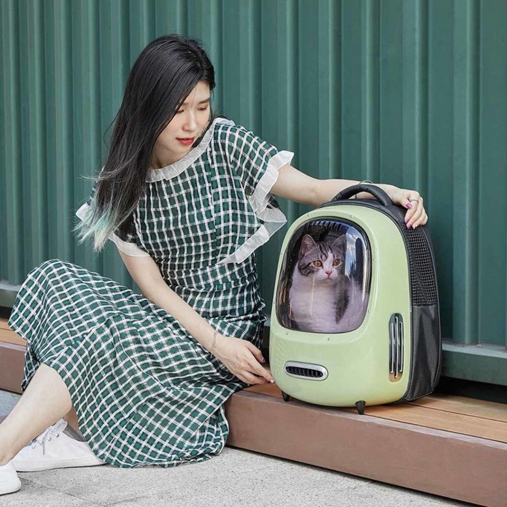 Переноска-рюкзак для кошек Xiaomi Fresh Wind Cat Backpack Green (WindCatBackpack)