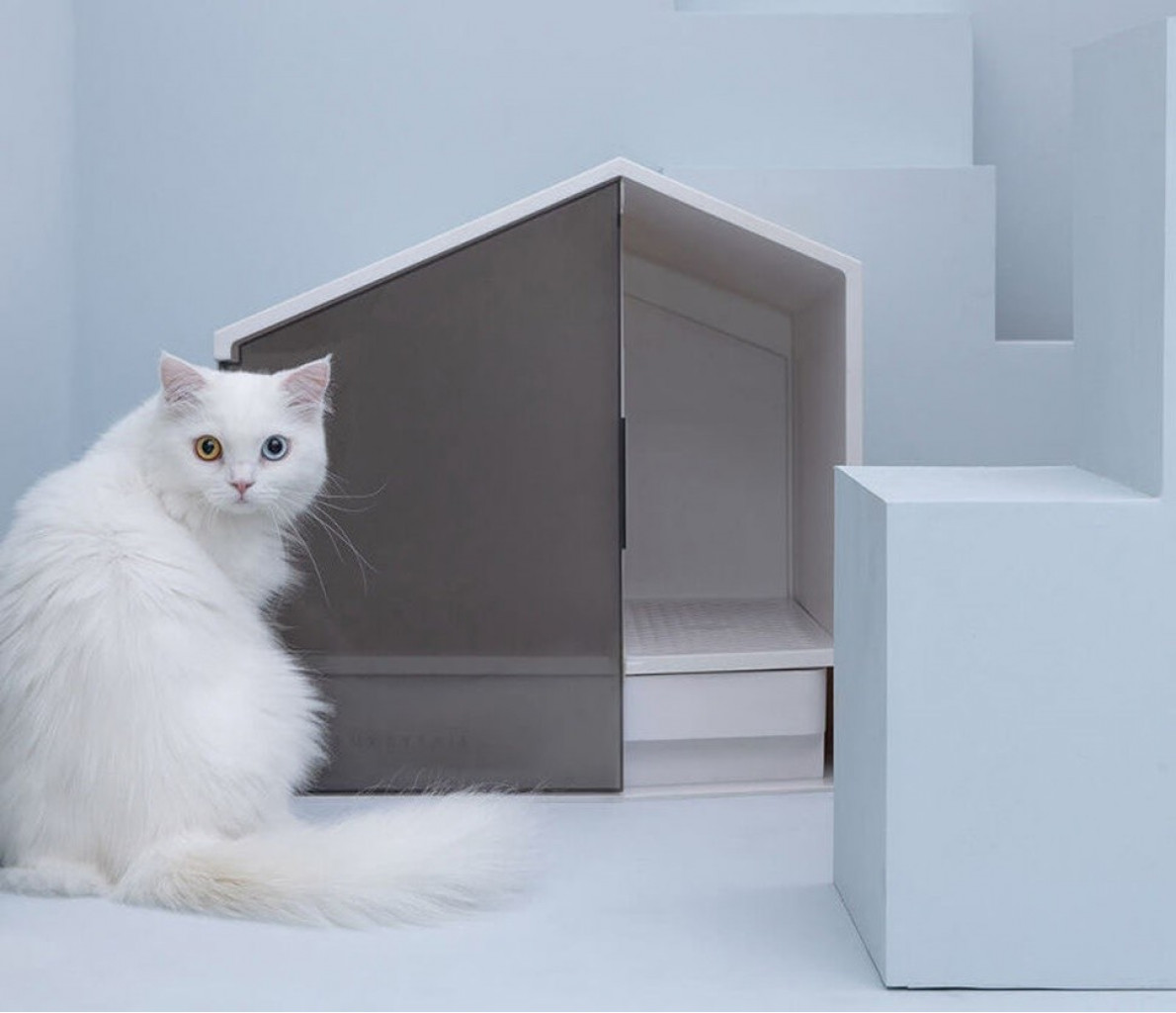 Домик и туалет для кошки Xiaomi Furrytail Litter Box White (CLB10CB)