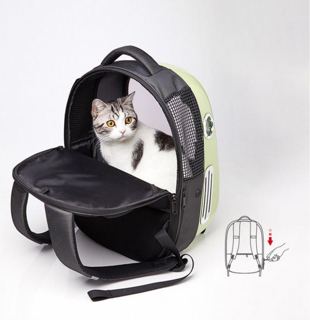 Переноска-рюкзак для кошек Xiaomi Petkit Fresh Wind Cat Backpack White (WindCatBackpack)