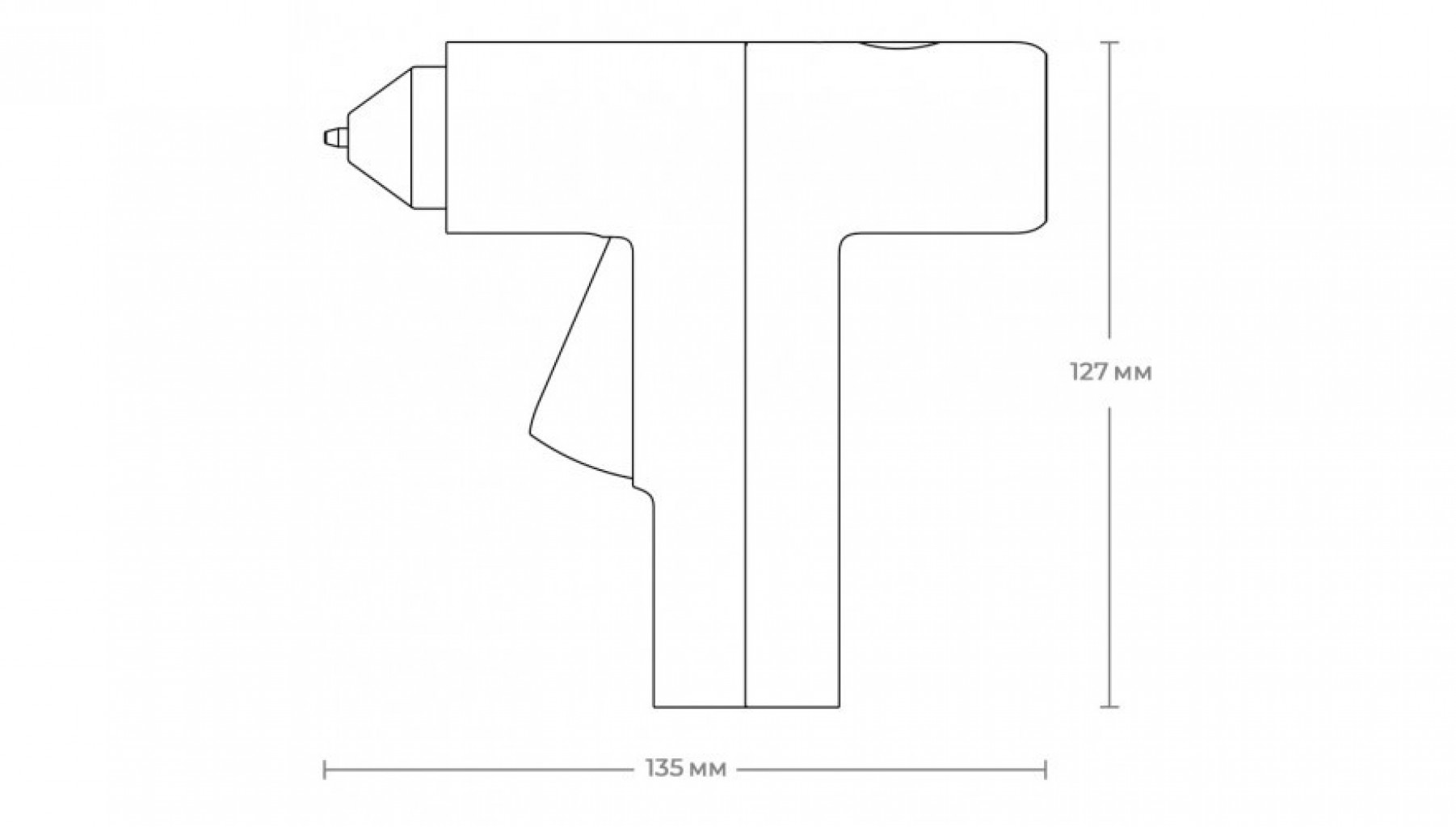 Клеевой пистолет Xiaomi Hoto Lithium Glue Gun White (QWRJQ001)