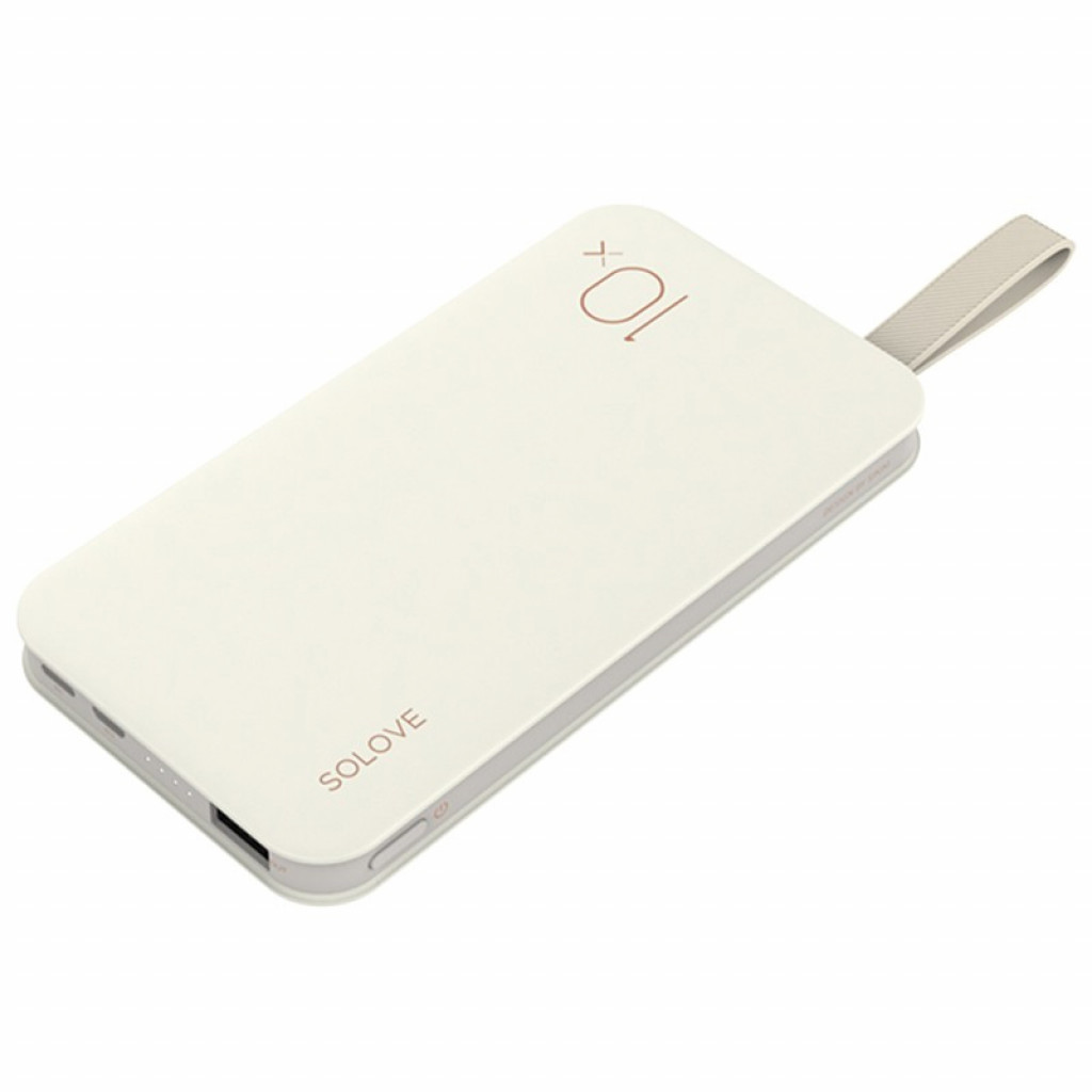 Внешний аккумулятор Xiaomi Solove Power Bank X8 10000 mAh, White (X8Wh)