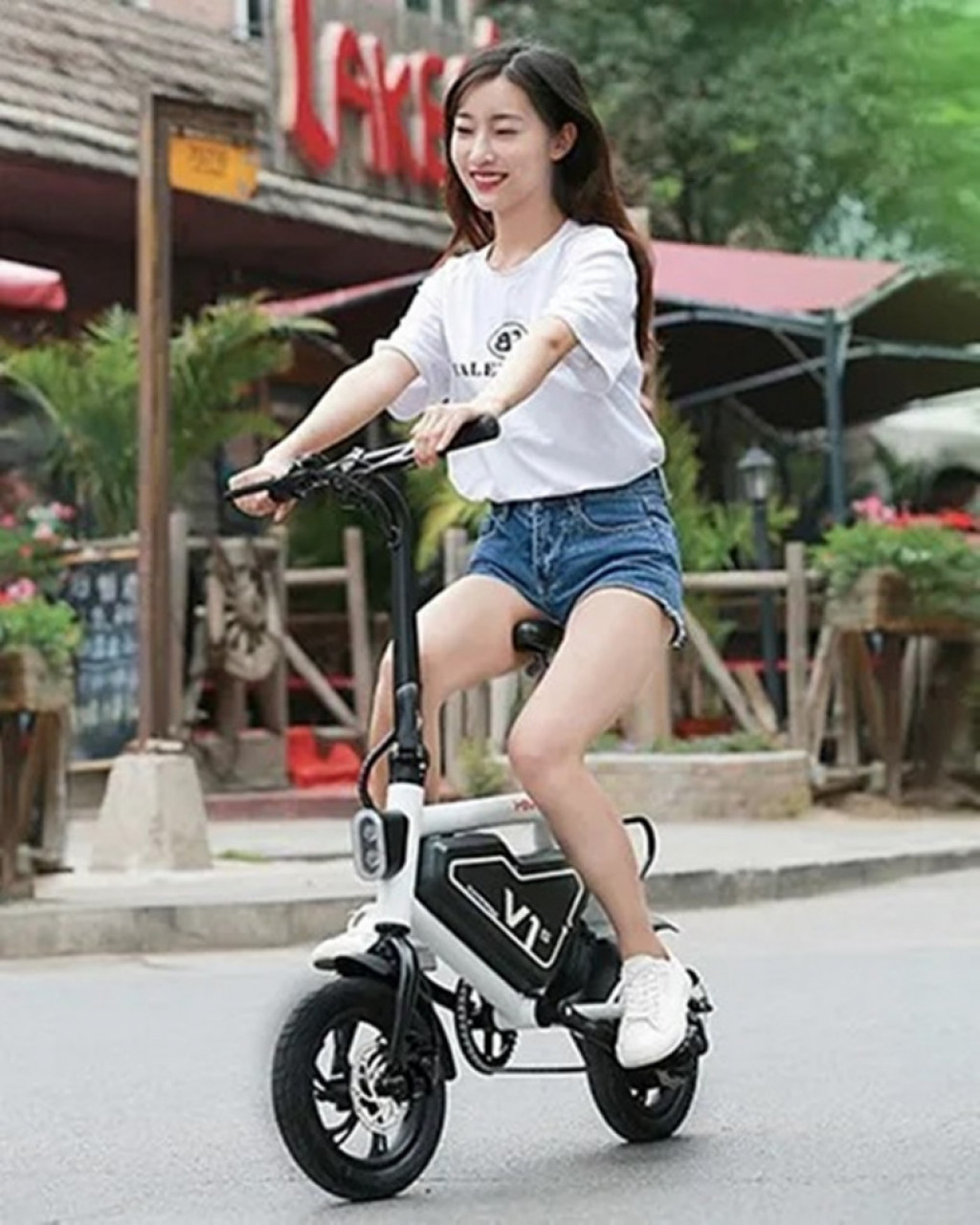 Электровелосипед Xiaomi HIMO V1S Electric Assisted Bicycle, White (TDU17001V1Z)