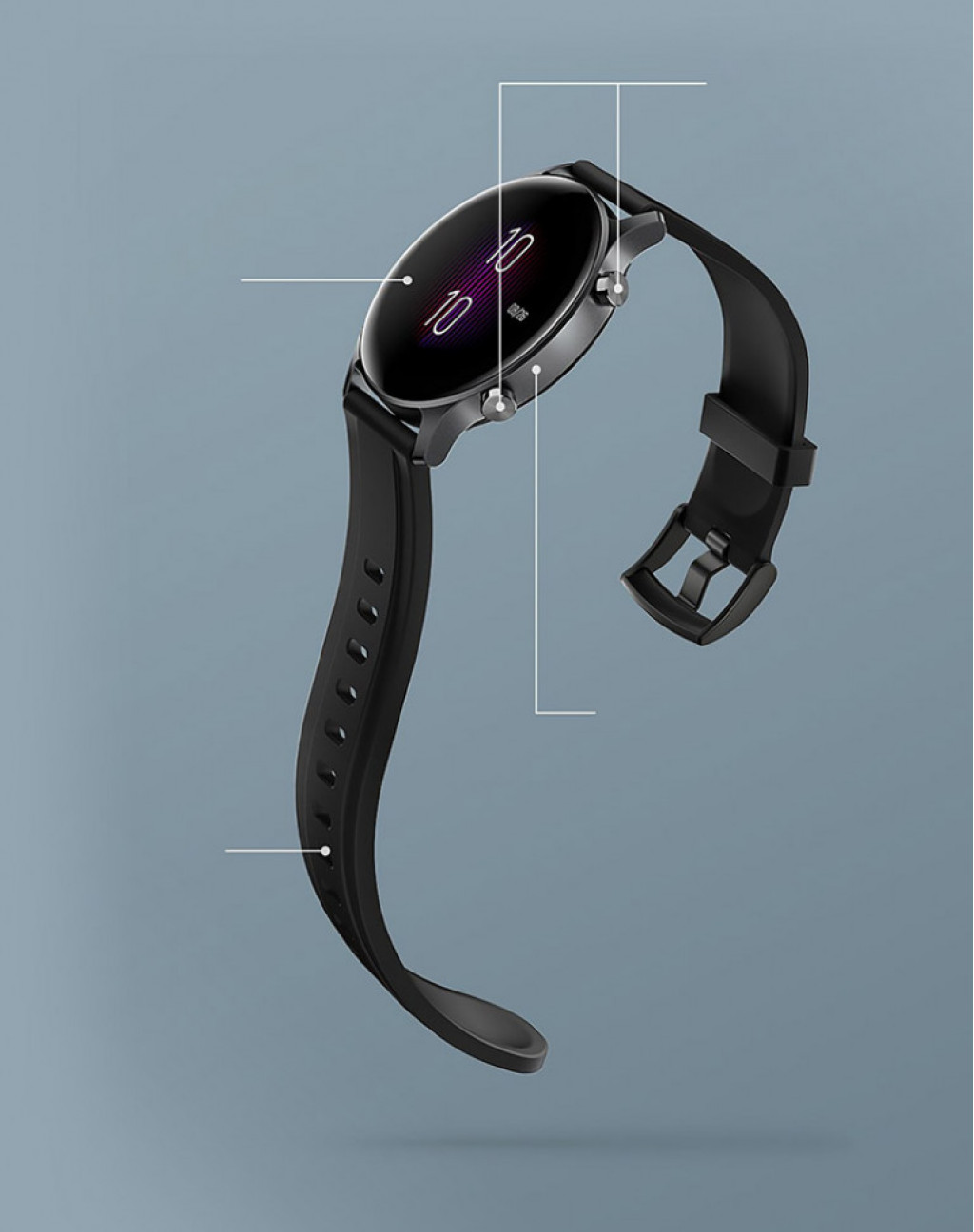 Умные часы Xiaomi Haylou RS3 Smartwatch Black (LS04)