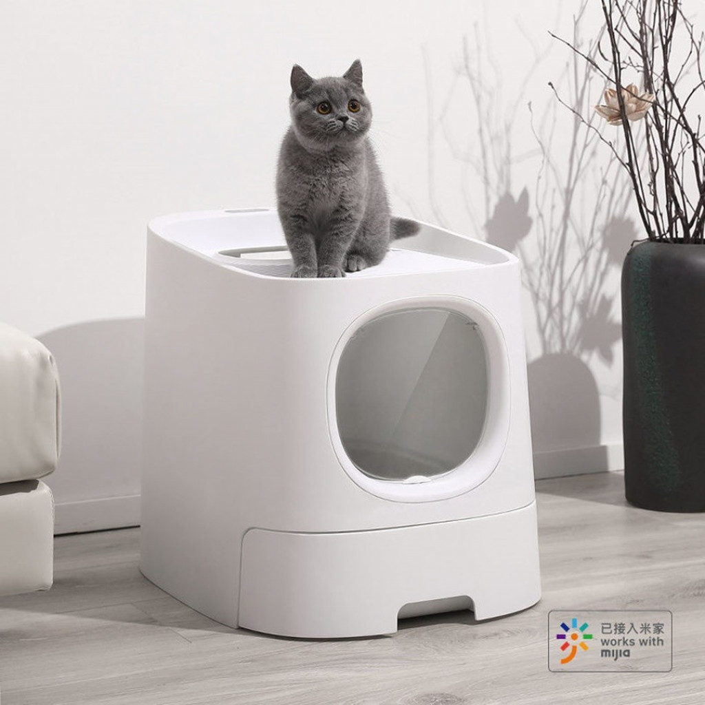 Лоток для кошек Xiaomi Homerun Cat Litter Box Smart Deodorant Version White (CLB10CB)